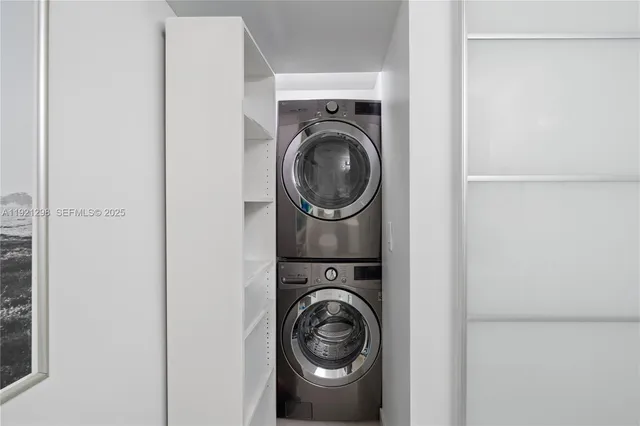 a view of an ocean with city from a lake