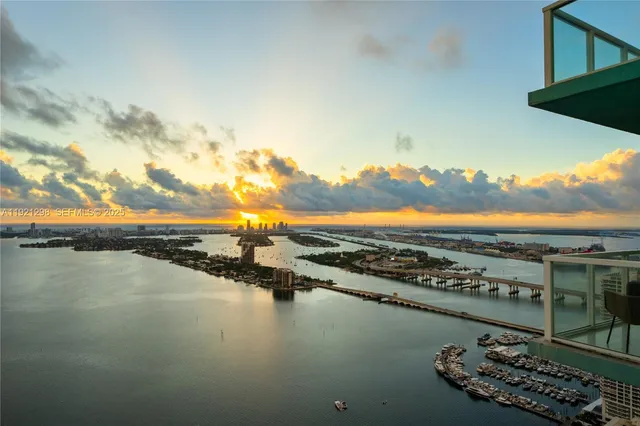 a view of a city with tall buildings