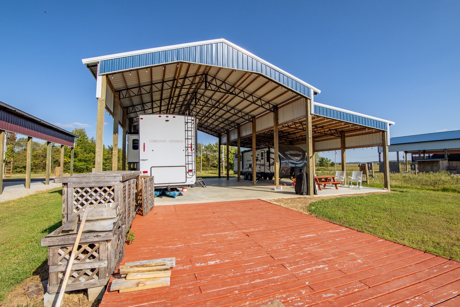 1997 Hardin Bottom River Road Clifton, TN 38425 - Photo 12 of 50 a view of a house with a patio
