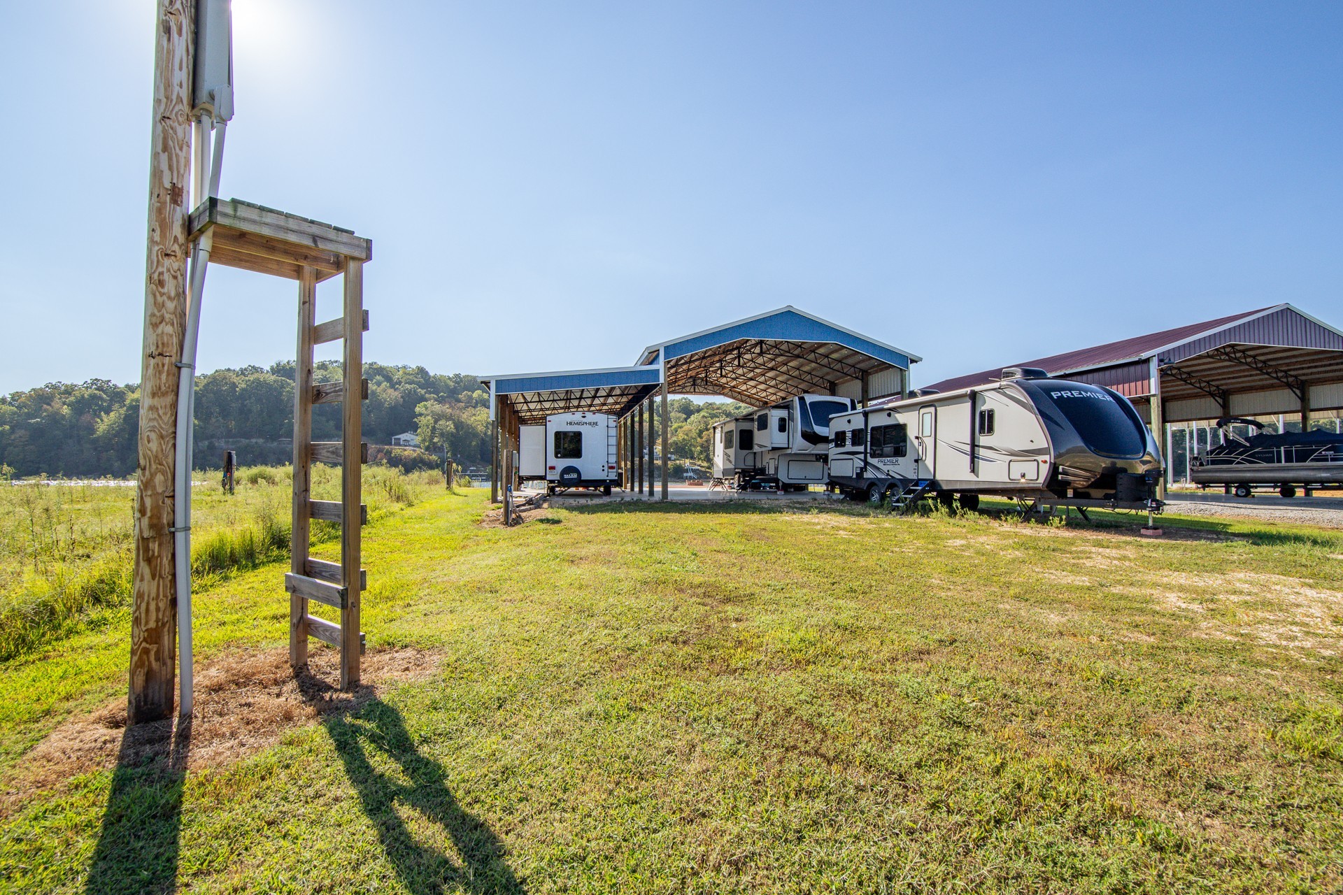 1997 Hardin Bottom River Road Clifton, TN 38425 - Photo 48 of 50 a swimming pool view with a outdoor seating space