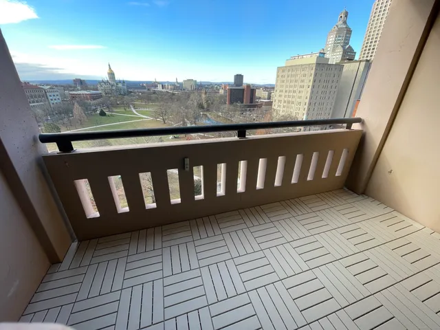 a view of wooden floor with a sink