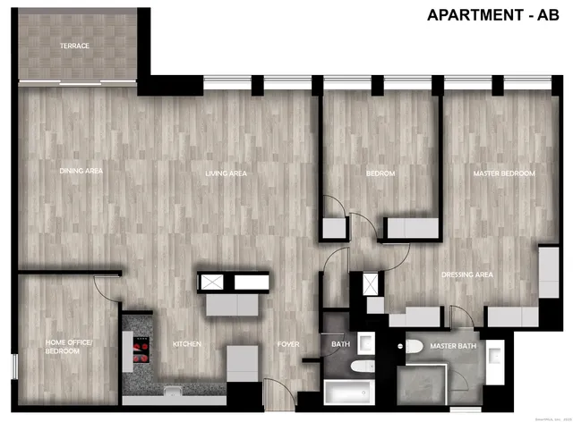 $3,575 | 1 Gold Street, Unit 13AB, Hartford, CT 06103