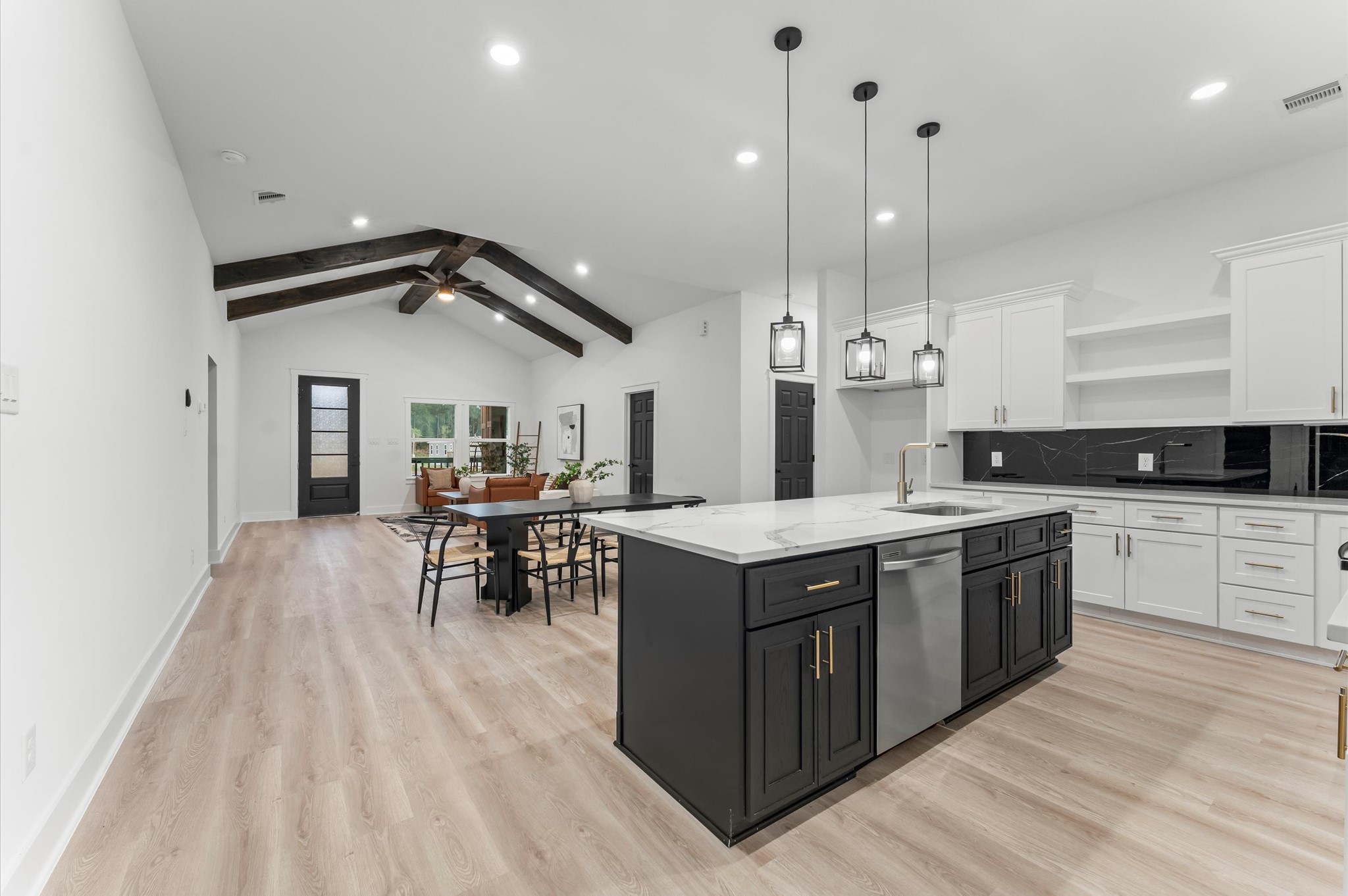 1133 Longleaf Pne Street Huffman, TX 77336 - Photo 12 of 25 Open layout connecting perfectly to the dining and living spaces.