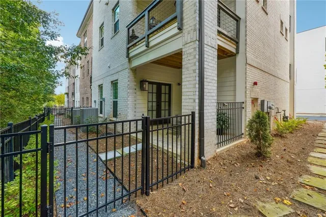 a view of yard with seating and green space