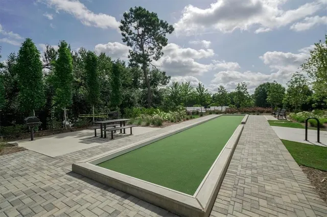 a view of a city that has tall buildings