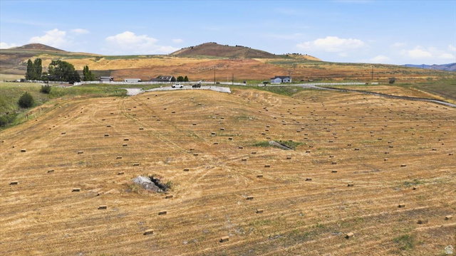 4250 East Cub River Road Preston, ID 83263 - Photo 15 of 18 Expansive open land featuring a harvested field with scattered hay bales