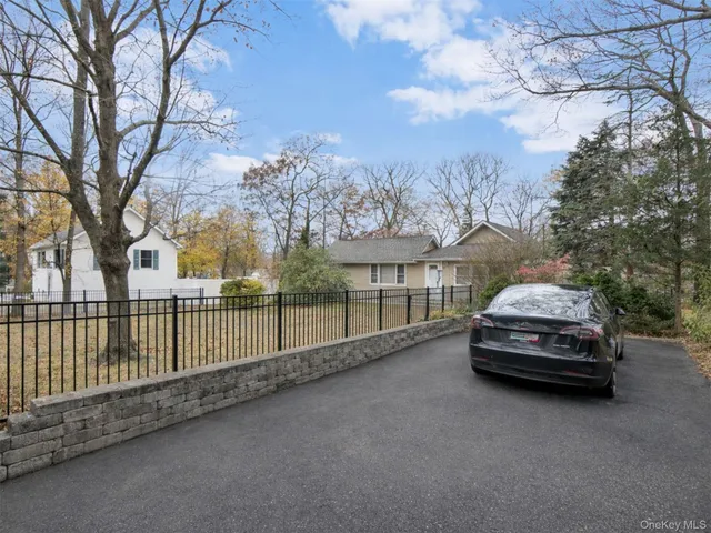a car parked on the side of the road