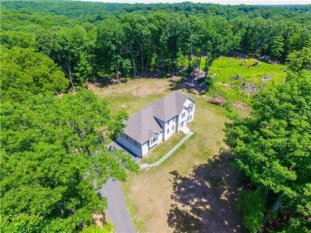5 Jet Brook Road Newtown, CT 06470 - Photo 1 of 1 an aerial view of a house with a yard swimming pool outdoor seating and yard