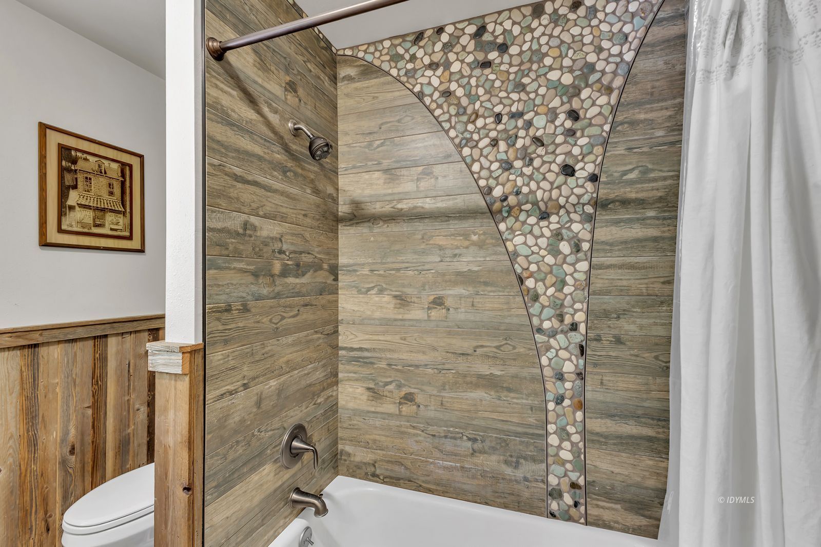 55175 John Muir Road, Unit CALIFO Idyllwild, CA 92549 - Photo 29 of 51 Custom tub/shower tile work