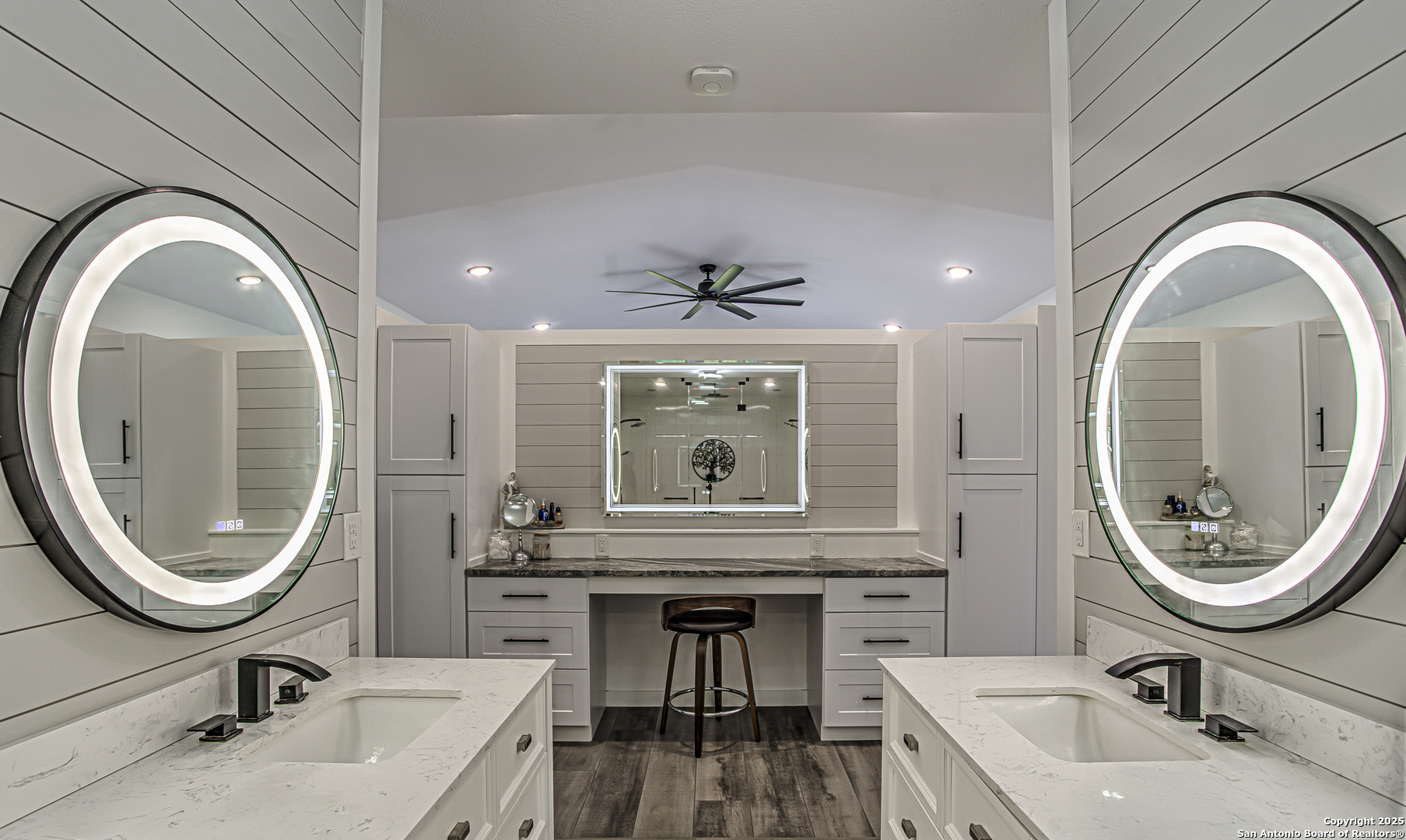 2705 Campestres Spring Branch, TX 78070 - Photo 5 of 35 a bathroom with a sink a mirror and a toilet