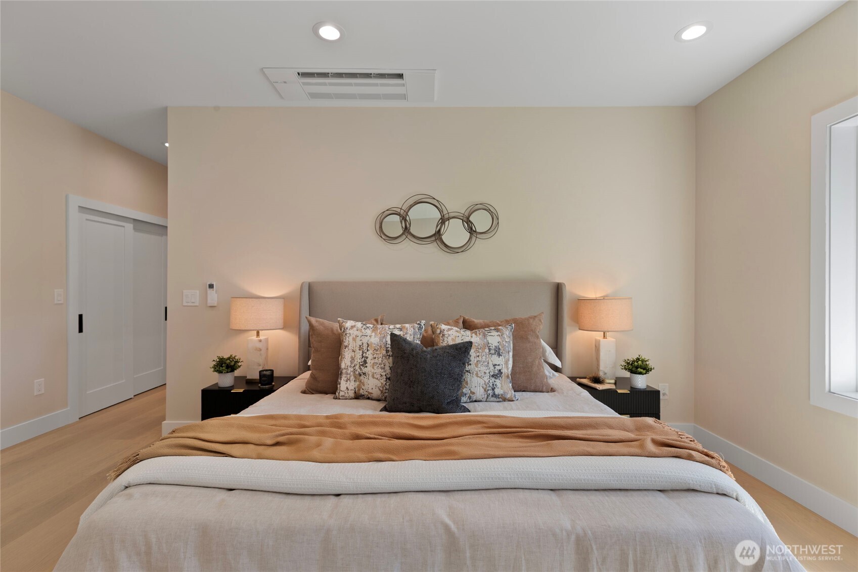 6543 Chapin Place North Seattle, WA 98103 - Photo 11 of 40 a bedroom with a bed and a window