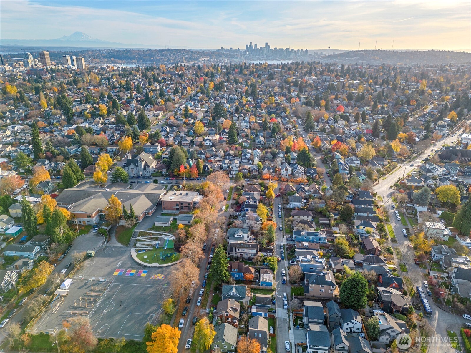 6543 Chapin Place North Seattle, WA 98103 - Photo 35 of 40 an aerial view of multiple house