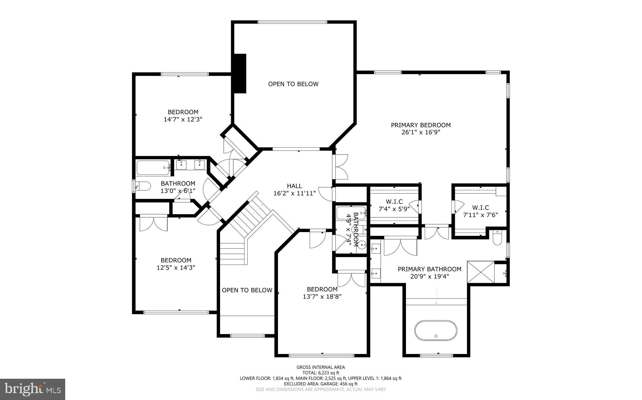 11300 Ridermark Row Columbia, MD 21044 - Photo 80 of 81 Upper Level Floor Plan