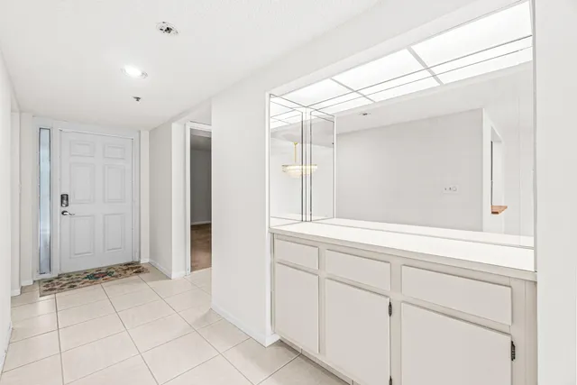 a view of an empty room