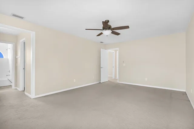 a view of an empty room