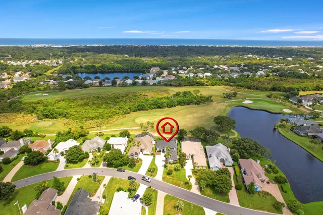 a view of city and ocean