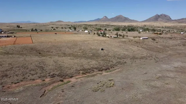 a view of an outdoor space with mountain view