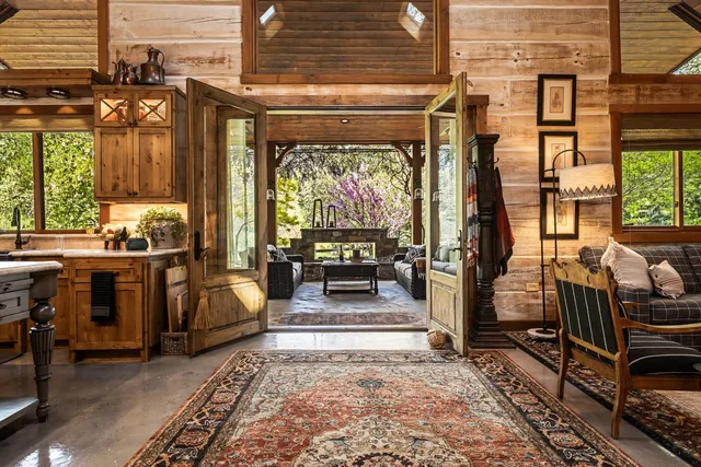 a view of a entryway door of the house