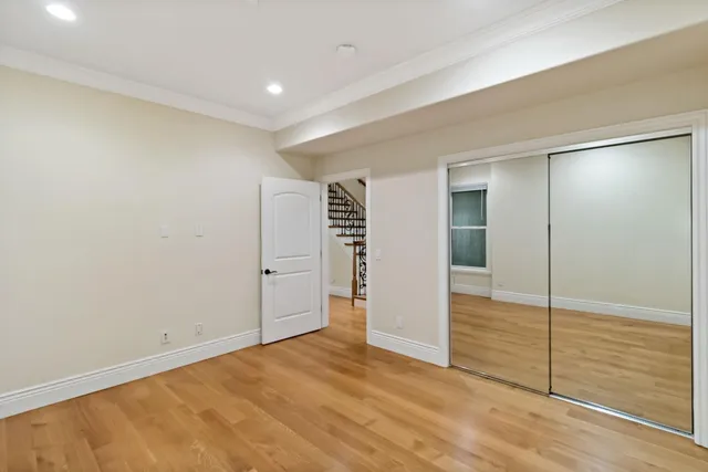 a view of a staircase