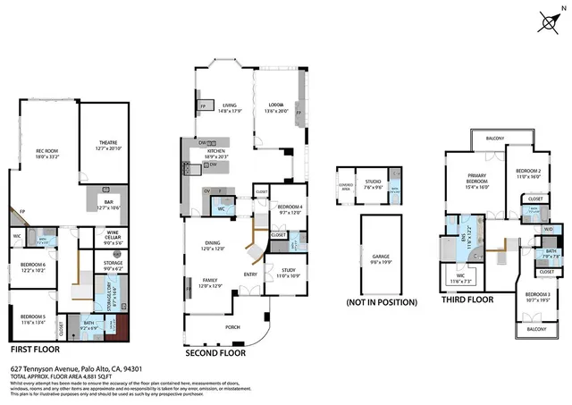 $9,850,000 | 627 Tennyson Avenue, Palo Alto, CA 94301