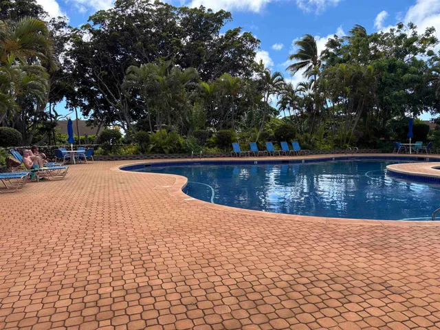 a view of swimming pool with lounge chair