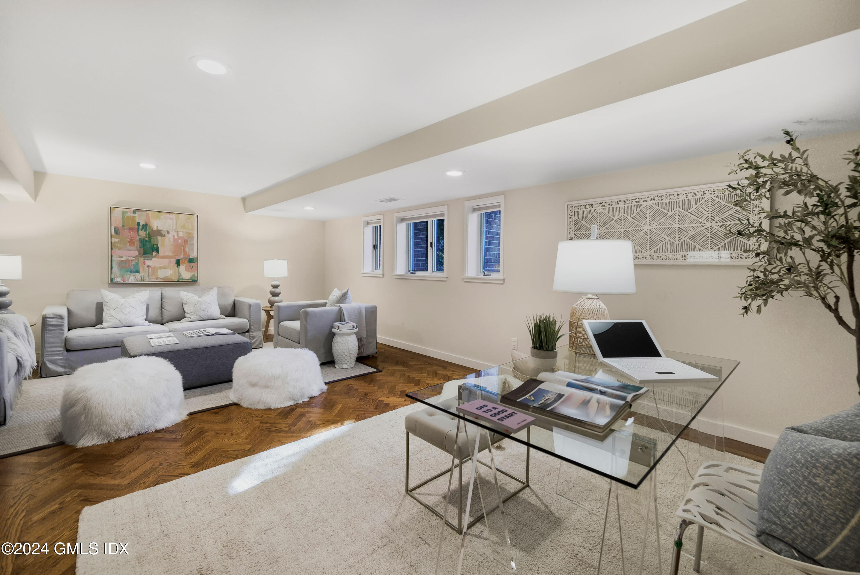 101 Lewis Street, Unit I Greenwich, CT 06830 - Photo 14 of 17 Lower Level to Couch