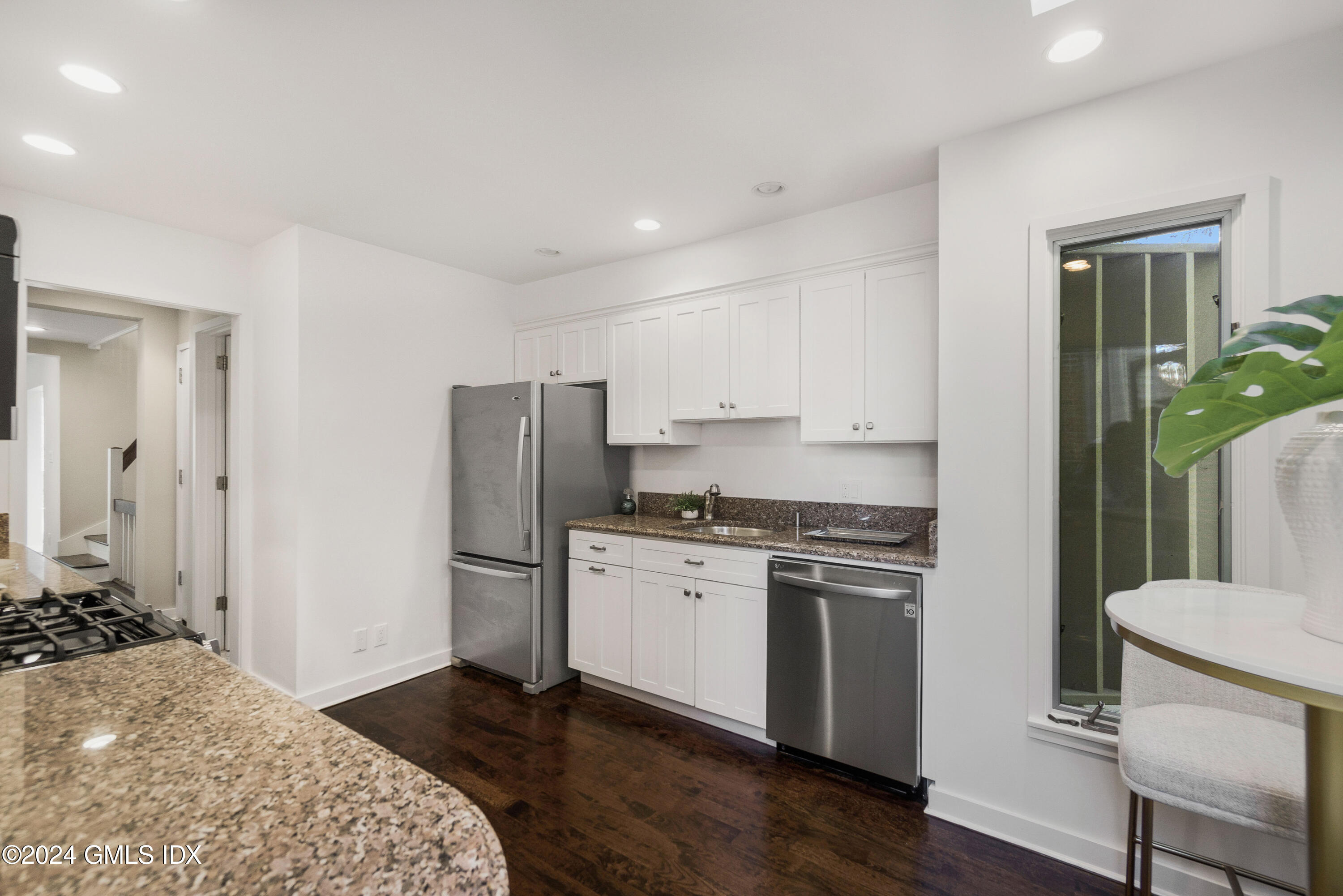 101 Lewis Street, Unit I Greenwich, CT 06830 - Photo 9 of 17 Kitchen To Fridge