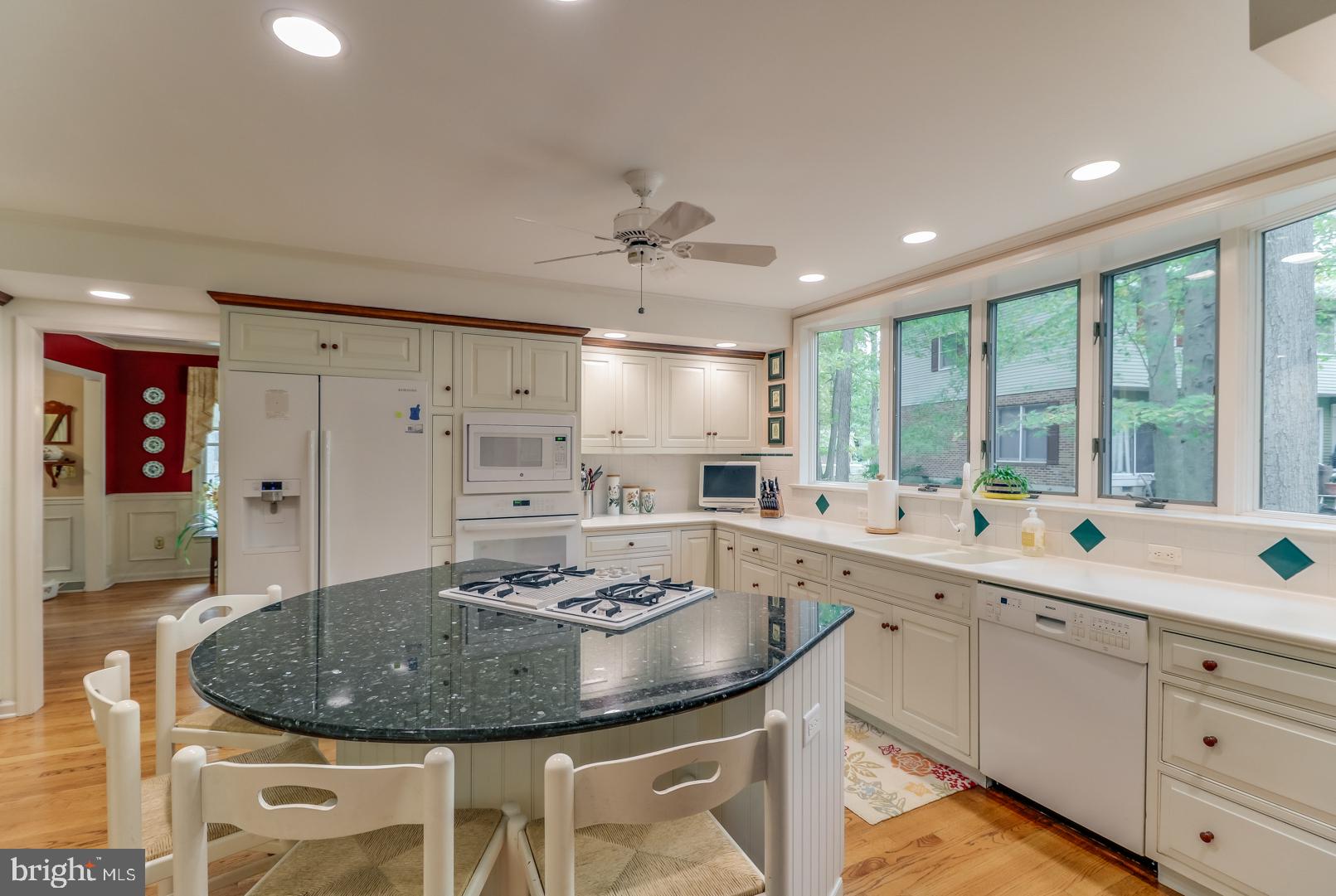 515 Troon Road Dover, DE 19904 - Photo 6 of 33 Kitchen with custom island and bowed windows.