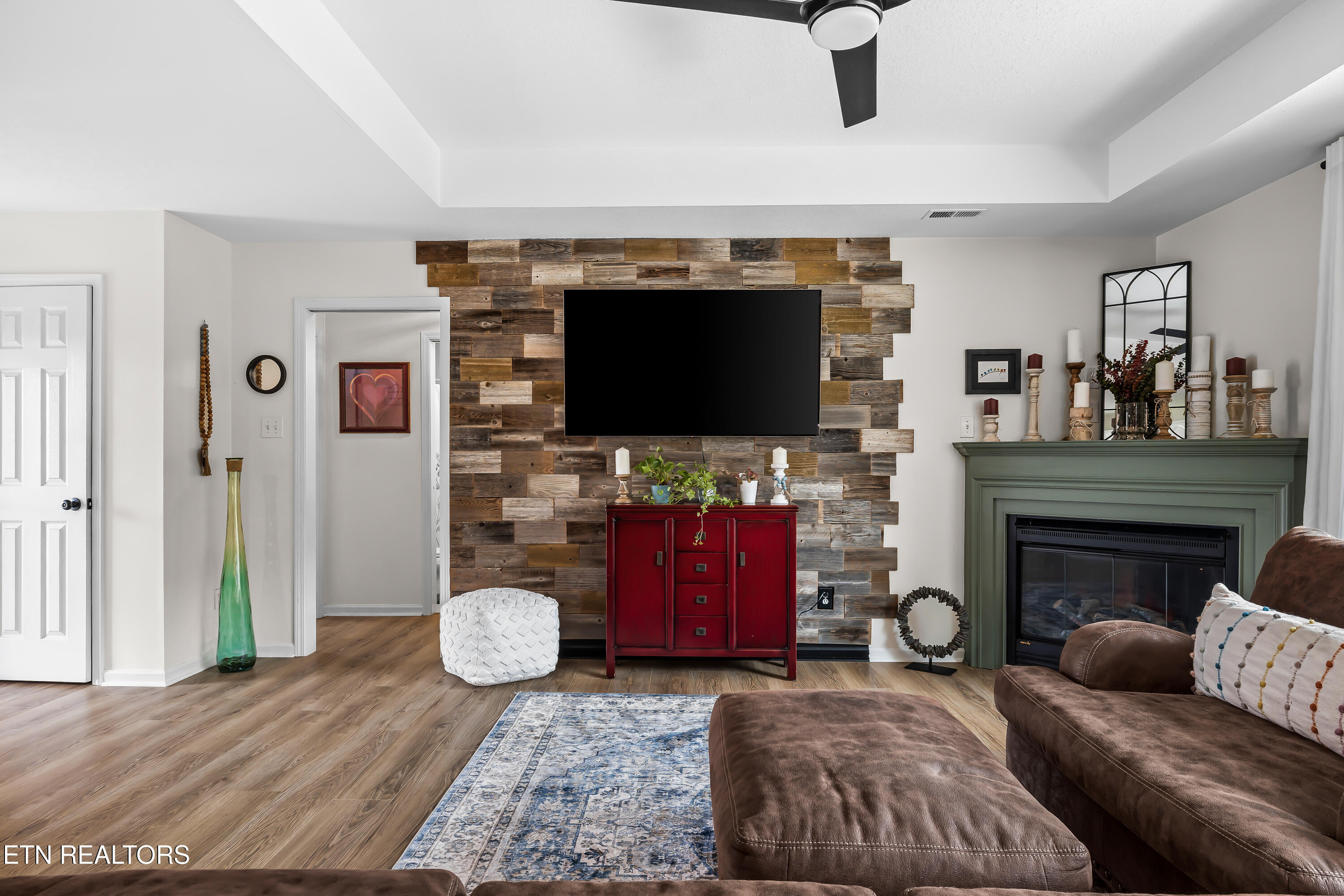 103 Rouen Court Maryville, TN 37801 - Photo 8 of 33 Accent Wall and Fireplace