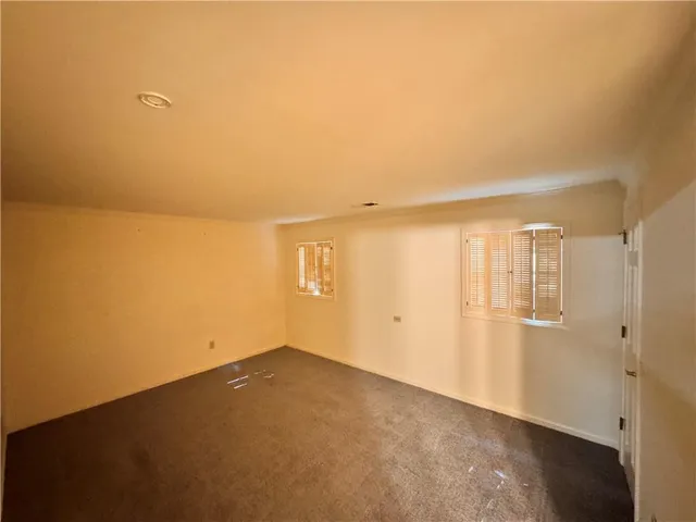 a view of backyard with green space