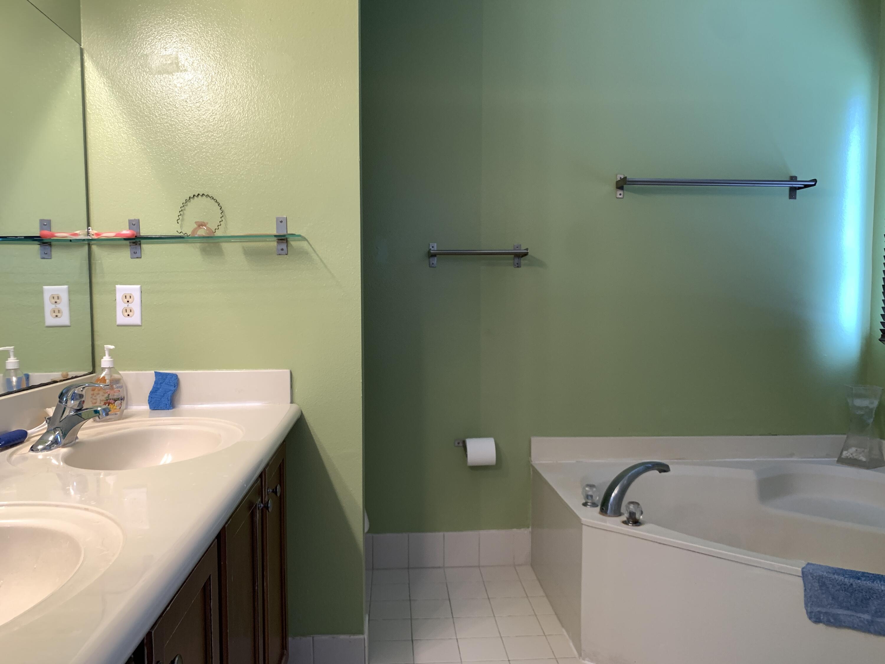 2304 Center Stone Lane Riviera Beach, FL 33404 - Photo 13 of 15 a bathroom with a sink and a mirror