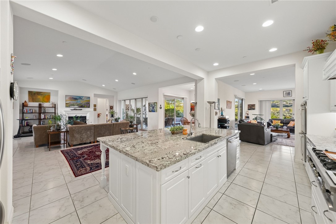 7774 Kingdom Drive Riverside, CA 92506 - Photo 22 of 66 Expansive kitchen offers ample prep space, abundant storage, and an easy connection to the surrounding living areas.