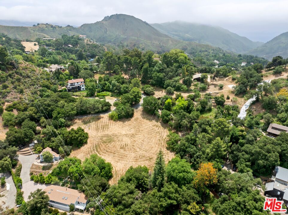 0 Colina Drive Topanga, CA 90290 - Photo 8 of 9 an aerial view of residential house with outdoor space and trees all around