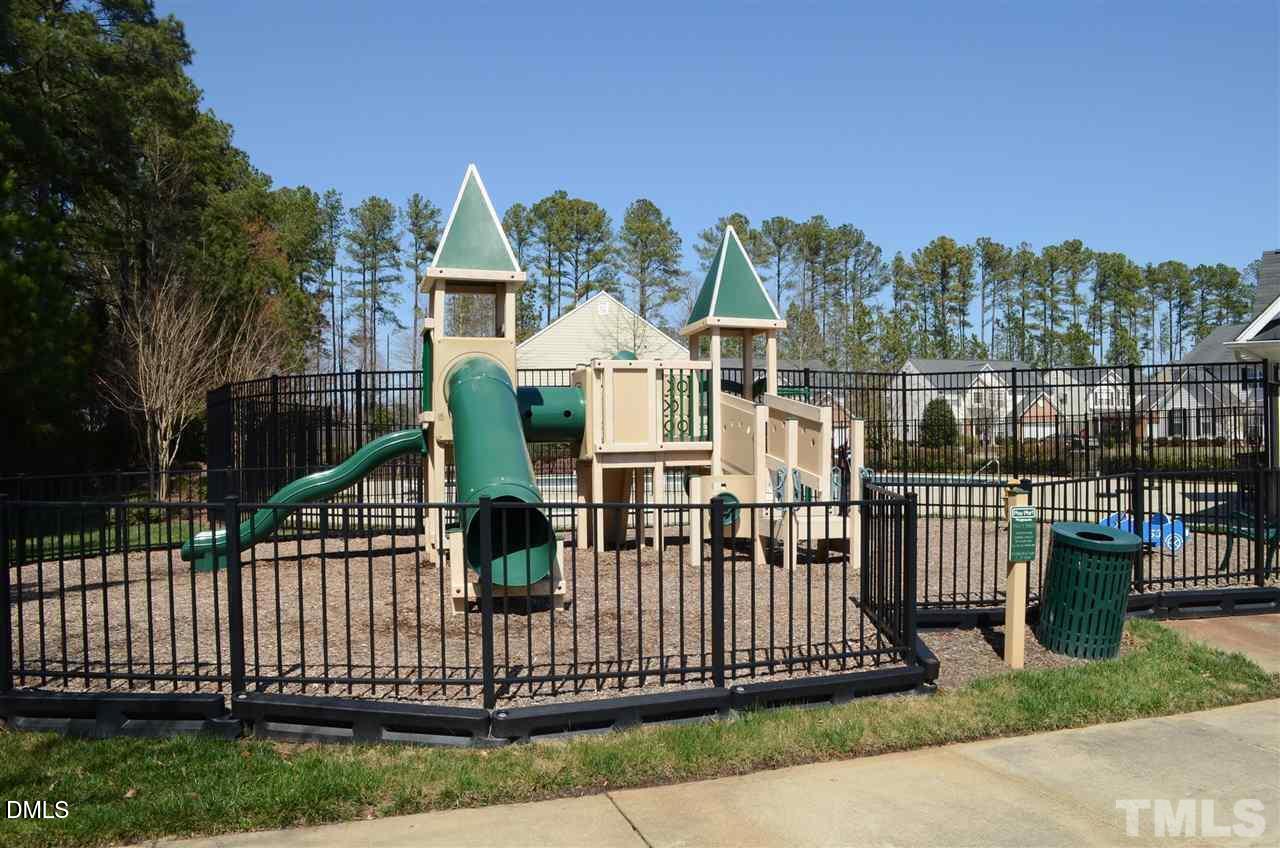 114 Gallent Hedge Trail Apex, NC 27539 - Photo 17 of 18 a view of a wrought iron fences in front of house