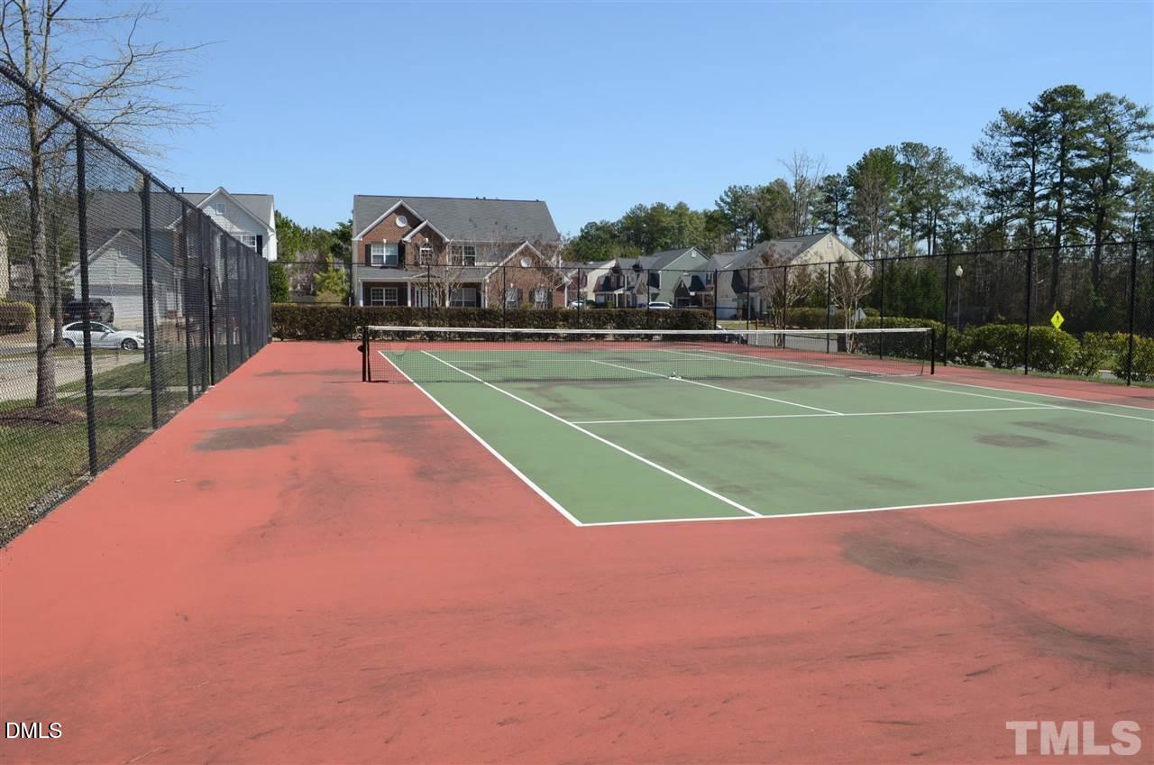 114 Gallent Hedge Trail Apex, NC 27539 - Photo 18 of 18 a view of a tennis court
