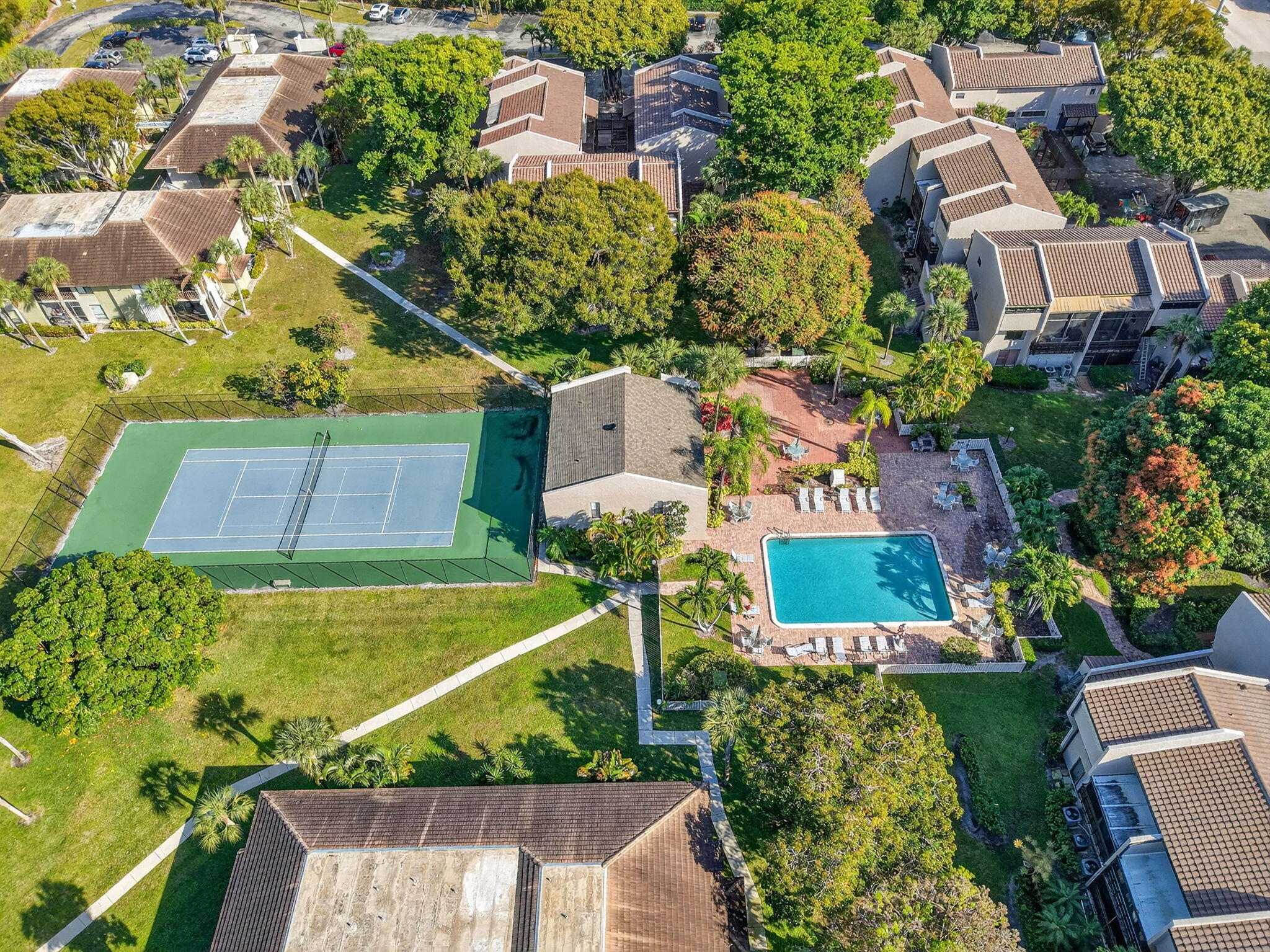 159 Northwest 70th Street, Unit 403 Boca Raton, FL 33487 - Photo 20 of 30 an aerial view of residential houses with outdoor space