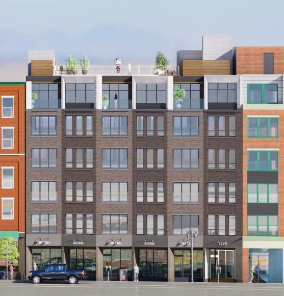 1395 Washington Street, Unit 306 Boston, MA 02118 - Photo 23 of 23 a view of a building with a lot of windows