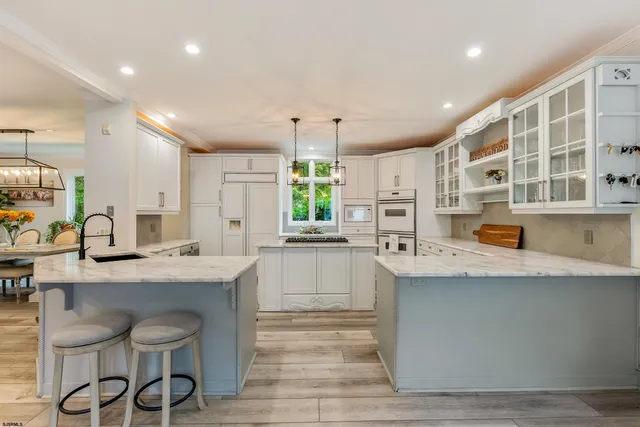 a room with furniture