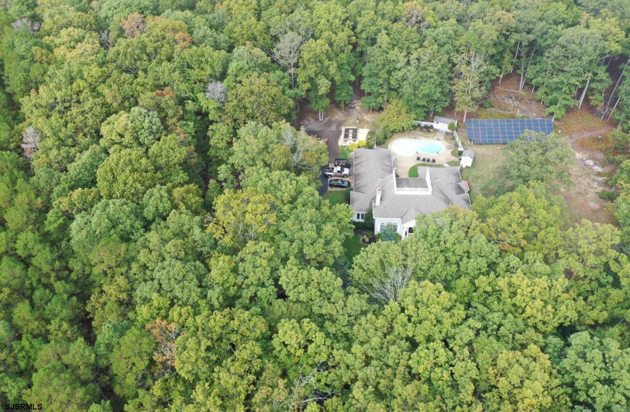 535 West Cologne Port Road Port Republic, NJ 08215 - Photo 93 of 99 an aerial view of residential house with outdoor space and trees all around