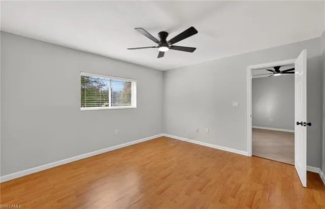 wooden floor in an empty room