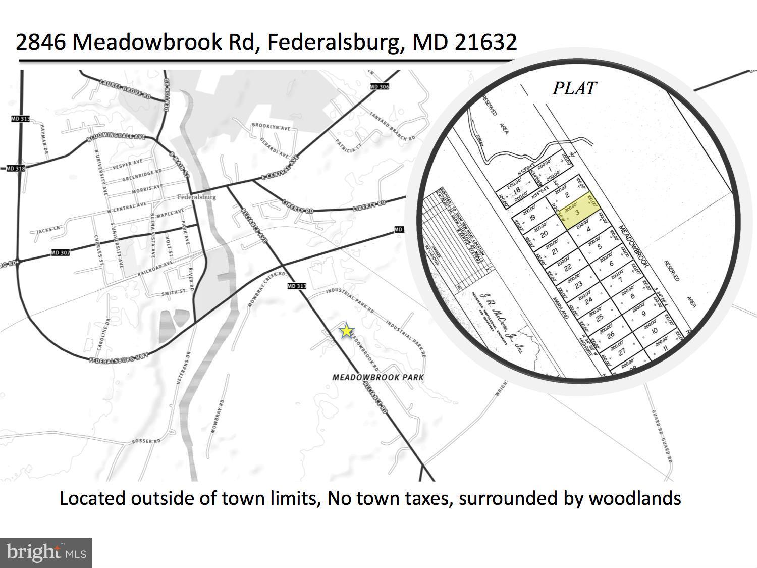 2846 Meadowbrook Road Federalsburg, MD 21632 - Photo 29 of 30 Community Map