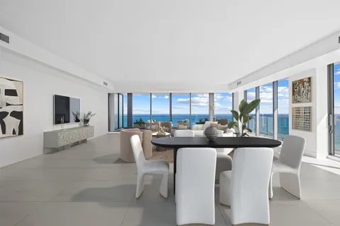 a view of balcony with city view