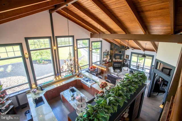 a view of a house with a garden