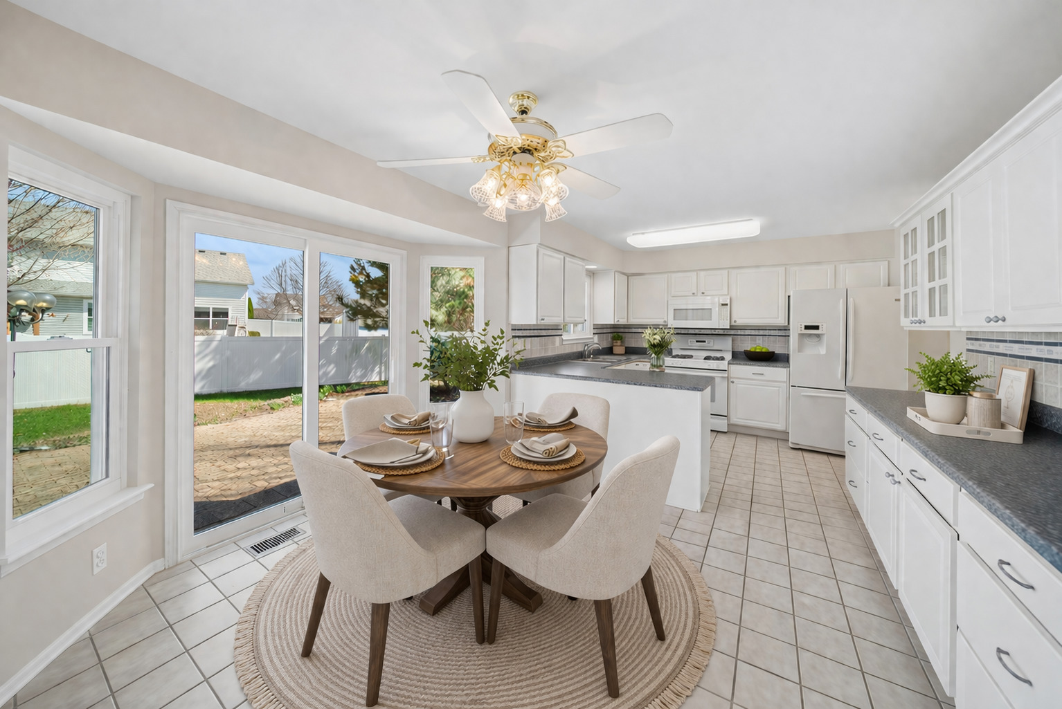 233 Spring Court North Aurora, IL 60542 - Photo 5 of 18 a dining room with furniture and window