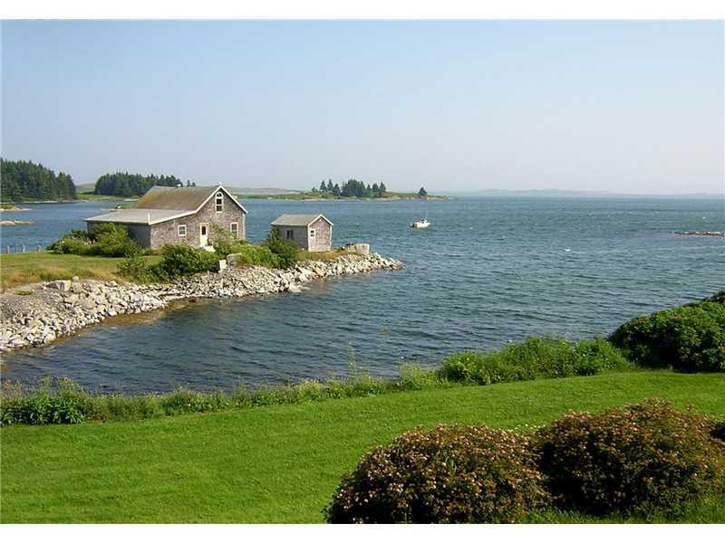 77 York Road Vinalhaven, ME 04863 - Photo 43 of 44 View. View at hightide overlooking...