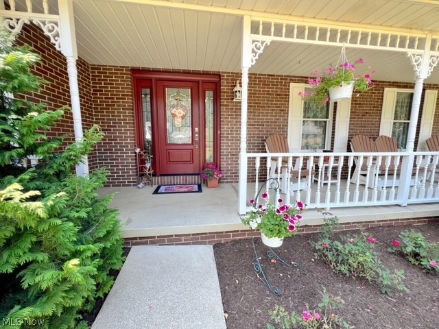 1349 Deer Hill Road Dennison, OH 44621 - Photo 4 of 36 Property entrance with a porch