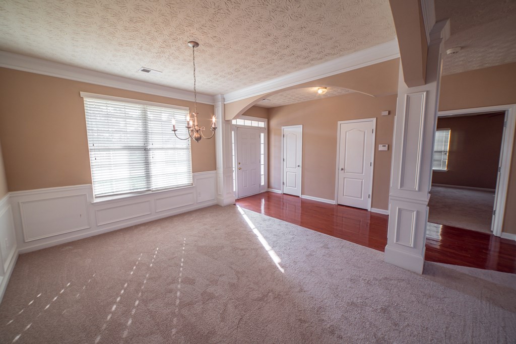 45 Apache Trail Fort Mitchell, AL 36856 - Photo 6 of 43 a view of livingroom with hardwood floor and front door
