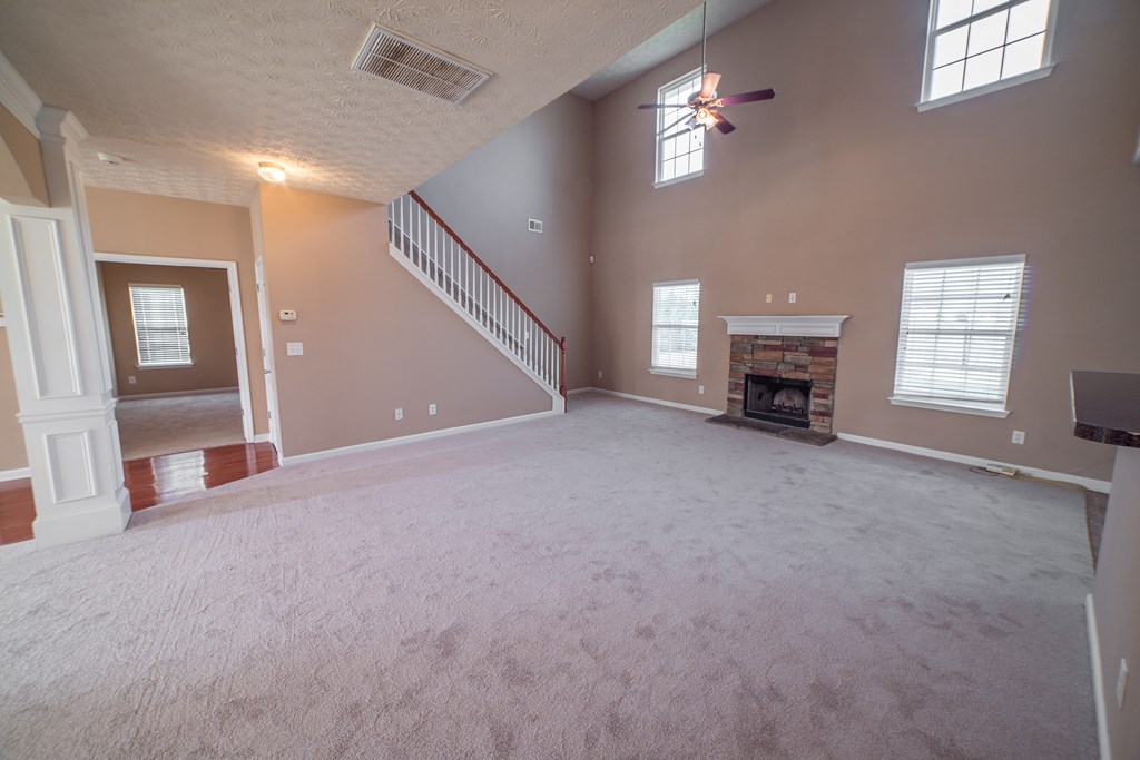 45 Apache Trail Fort Mitchell, AL 36856 - Photo 7 of 43 a view of a livingroom with a fireplace and window