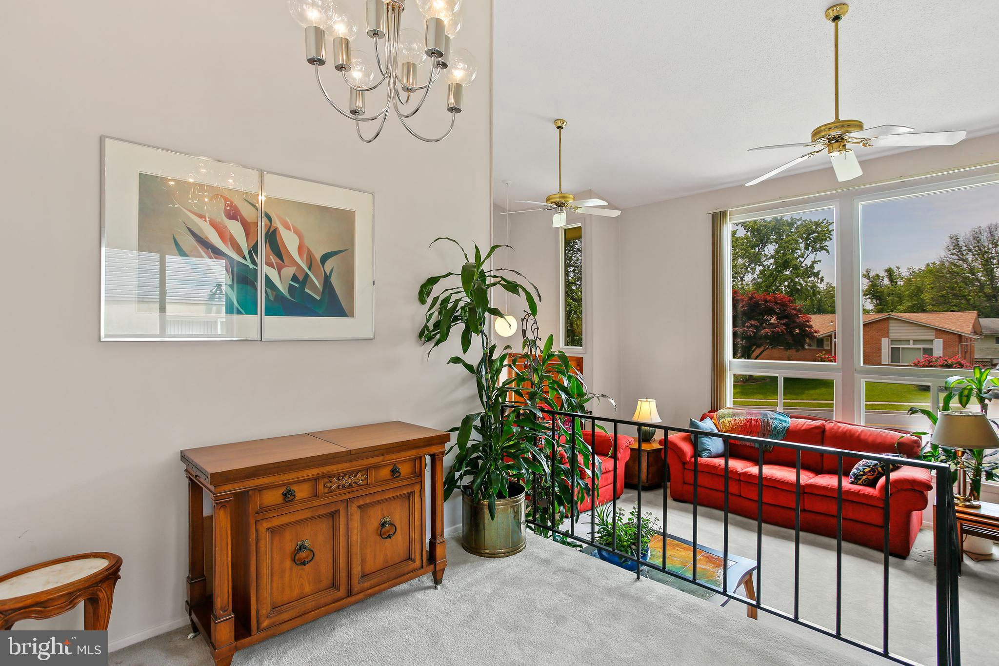 Dining Room overlooks Living Room