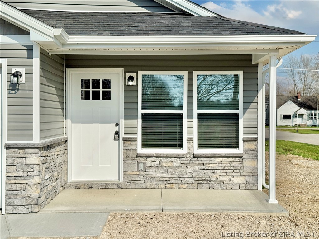 295 South 4th Street Austin, IN 47102 - Photo 4 of 20 Covered Front Porch